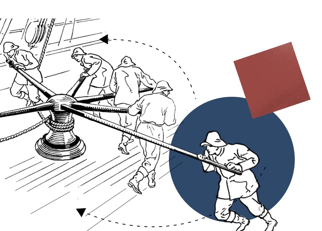多人拉绳争辩的杠精概念插画